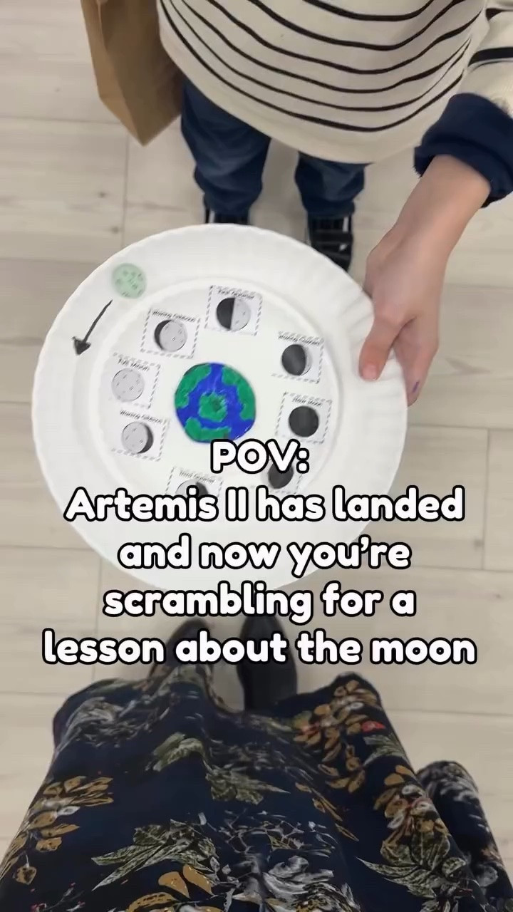 This lesson connects perfectly with the #artemisii launch and shows kids not only what the moon phases are, but shows how the moon orbits the Earth. 🌕🌎

Oh, and if you hate teaching each step of building a model, I recorded myself teaching it to make your life easier! 

(And honestly, I use my own videos OF ME with the kids I teach and for some reason, they listen to me better 😅)

All of the printables and teaching slides are ready to go to have an easy, but fun, STEM lesson,  checked off your list!

#LTKmomlife #LTKKids