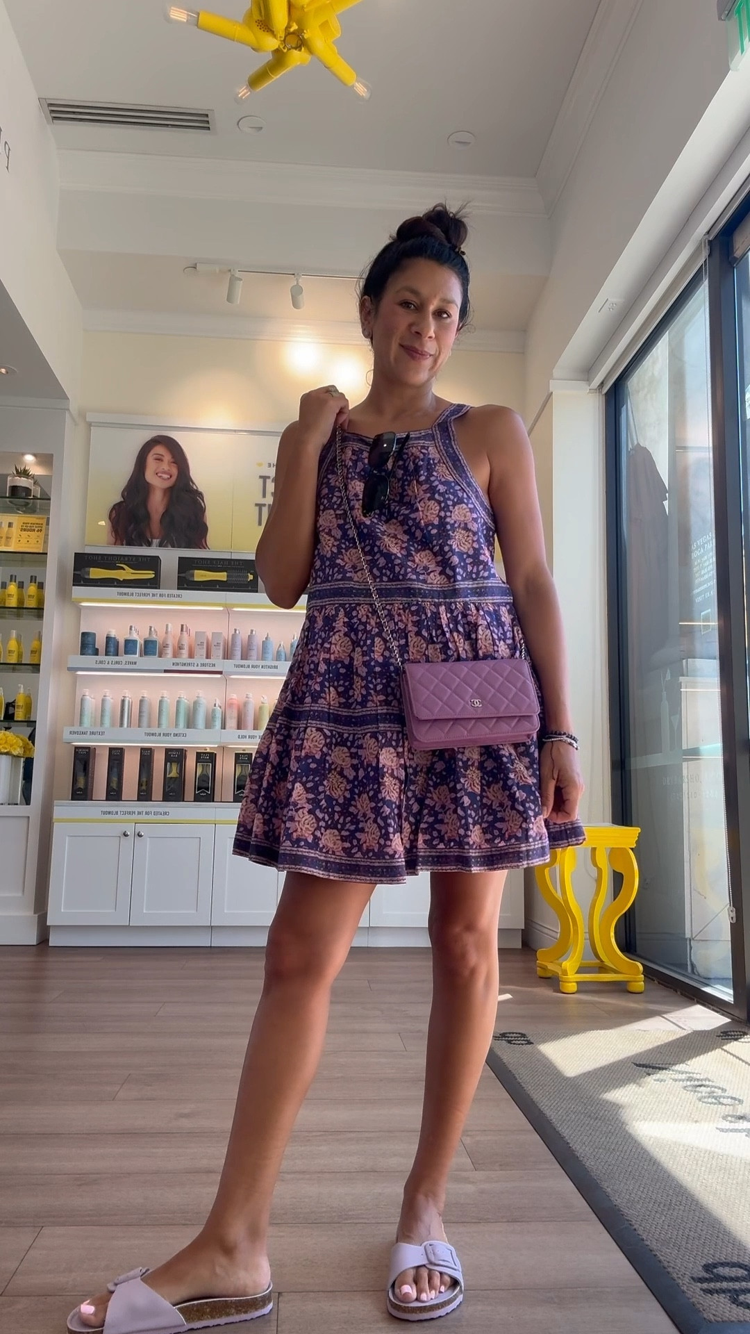 Don’t be alarmed by the hair, this was the before picture. What I wore to my blowout appt! Kept it comfortable with a flowy dress and loving these comfortable sandals. Bonus they are purple! 

#LTKShoeCrush #LTKSeasonal #LTKFindsUnder50