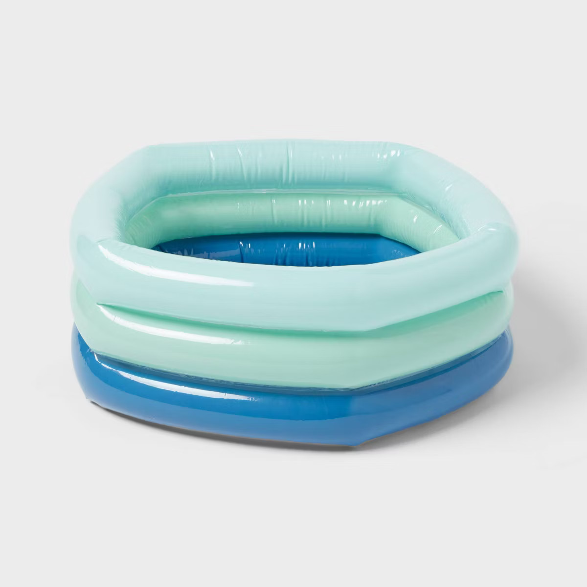 5.91'' x 1.97'' x 7.87'' Mini 3 Ring Pool 43 gal Oval Kiddie Pool - Sun Squad™ | Target