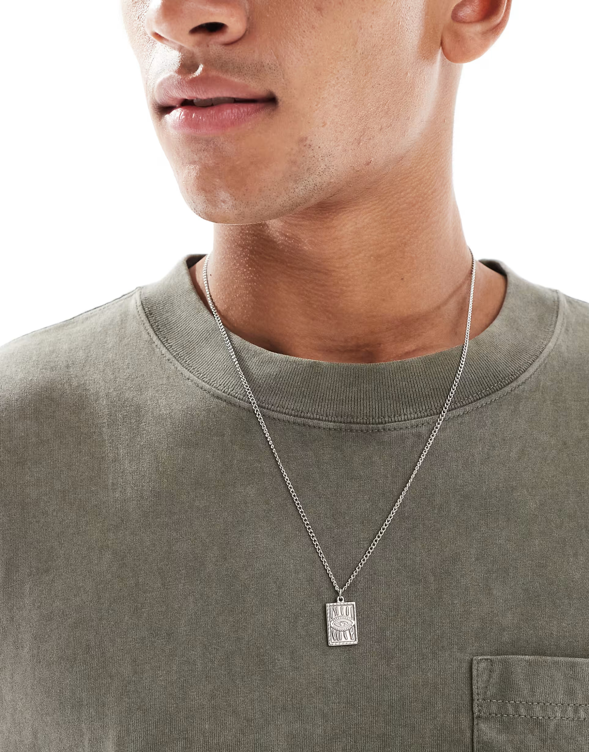 Lost Souls mystical pendant necklace in stainless steel | ASOS (Global)