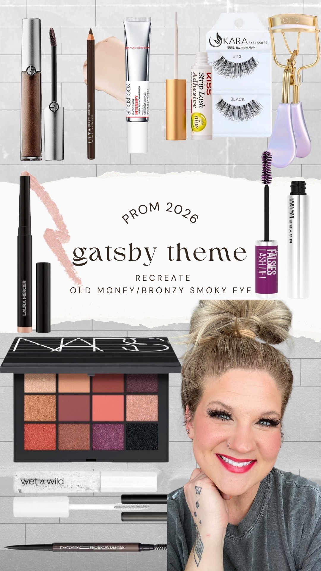 Old money inspired bronzy, smoky eye must haves for a Gatsby prom theme! Check out my prom series on IG to watch the tutorial :)


#LTKBeauty #LTKFestival #LTKgrwm