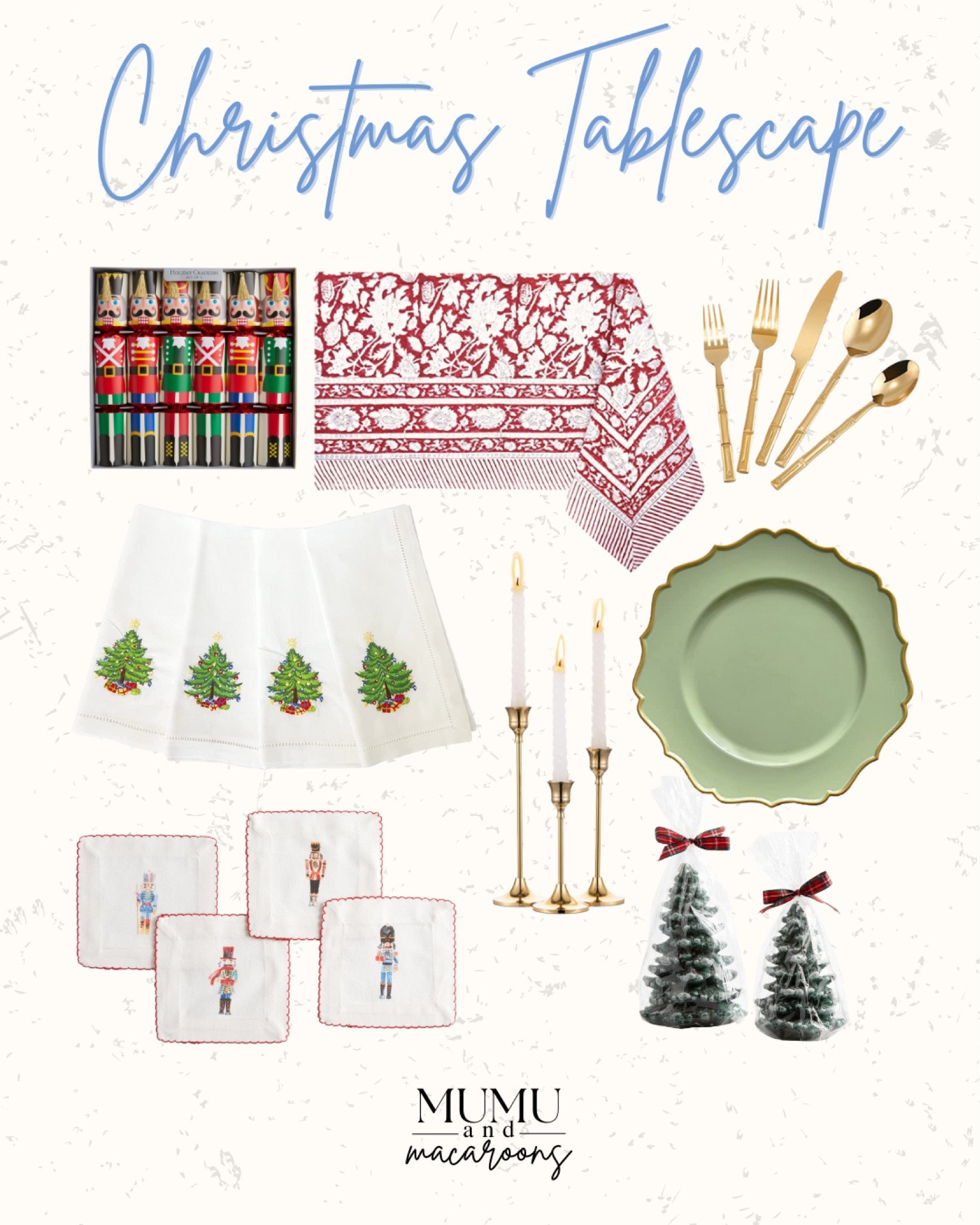 Festive table decor for the holidays!

#christmastablescape #holidaydecorinspo #christmashomedecor #homefinds

#LTKhome #LTKHoliday #LTKSeasonal