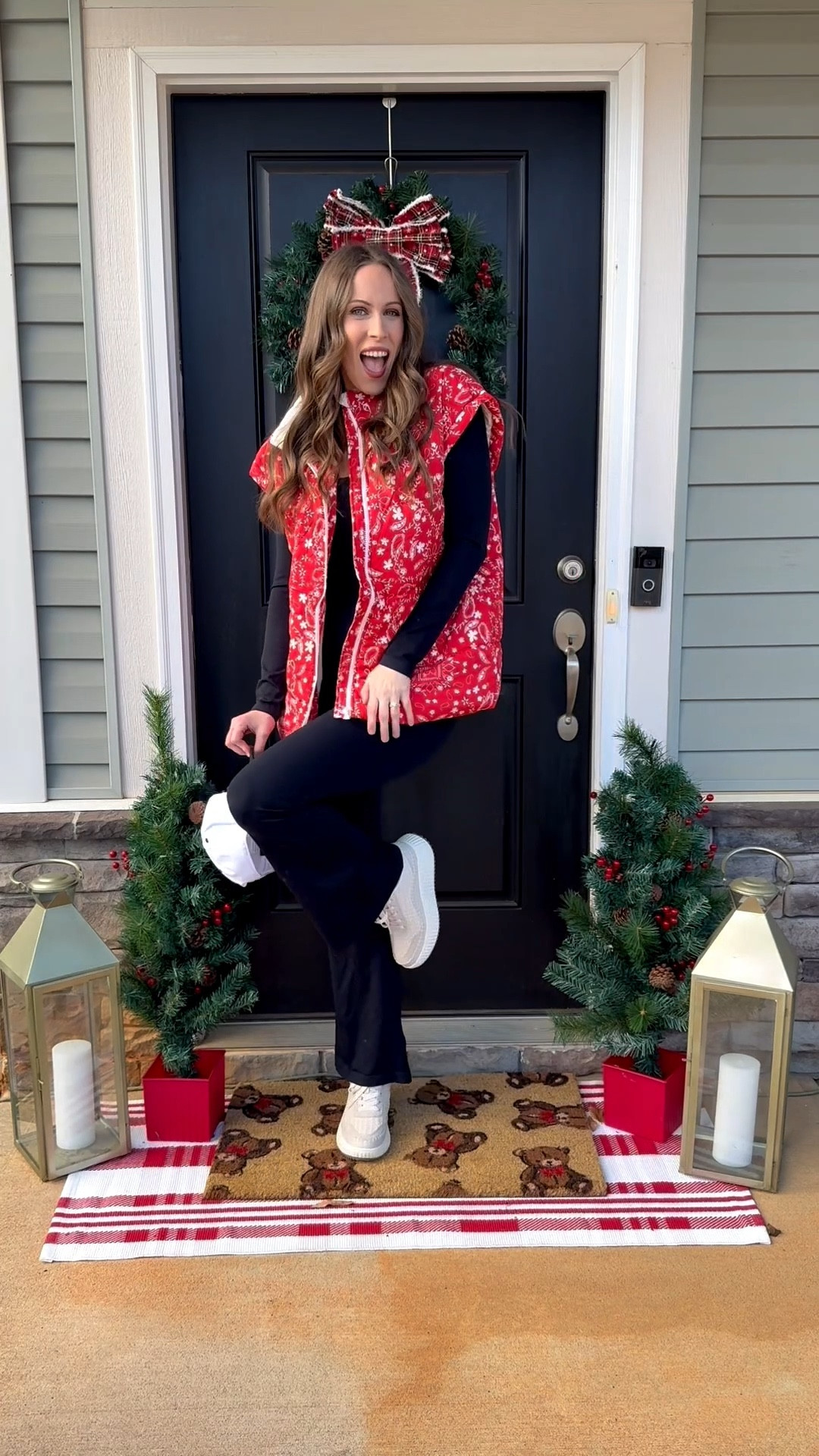 Casual outfit idea ♥️

Red vest, winter vest, bodysuit, jumpsuit, leggings, casual sneakers, Amazon fashion, winter outfit 

#LTKTravel #LTKootd #LTKfitnessgoals