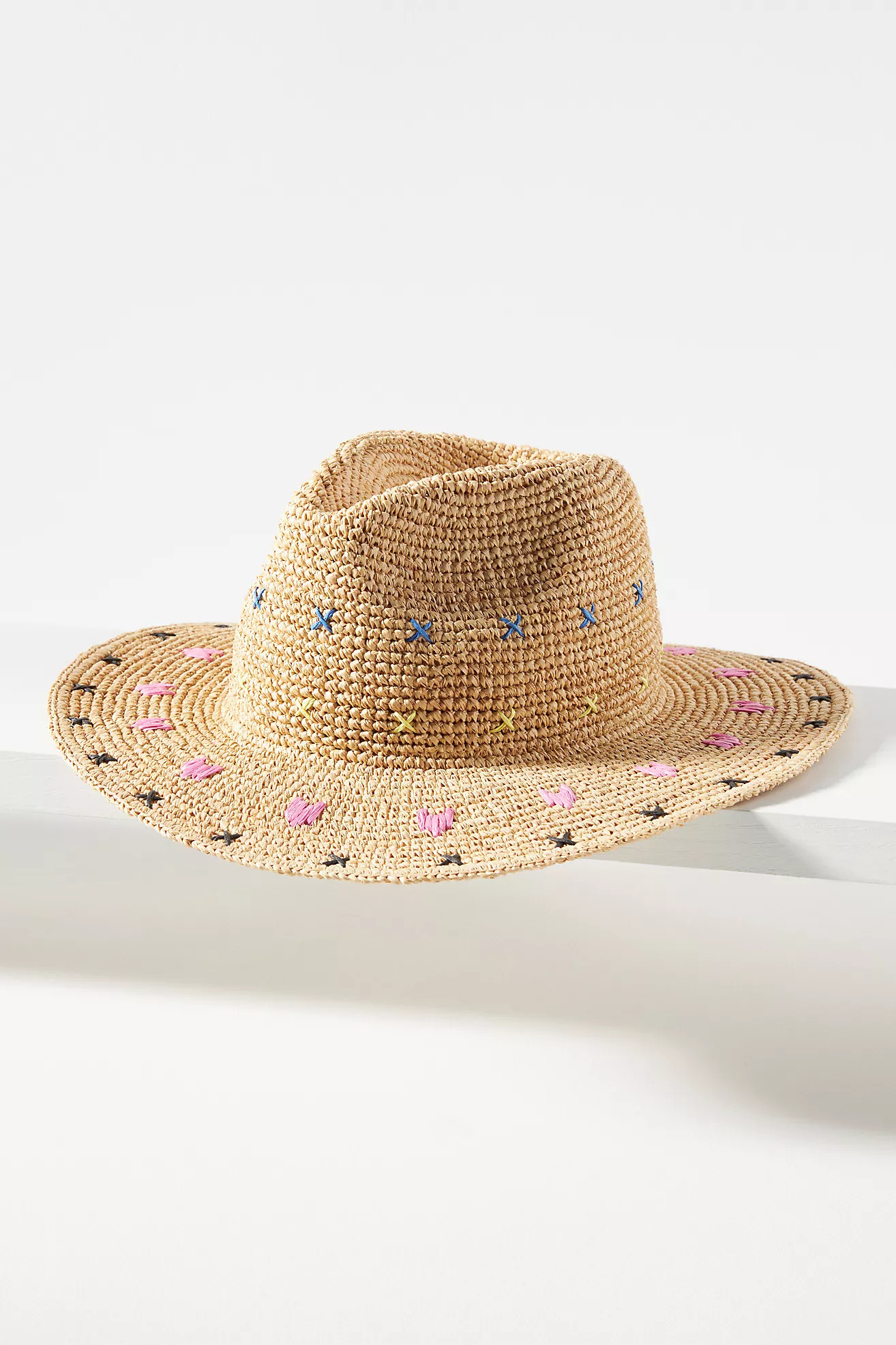 Stitched Straw Rancher | Anthropologie (US)