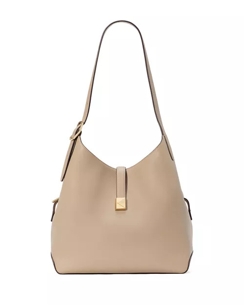 Deco Pebbled Leather Medium Shoulder Bag | Bloomingdale's (US)