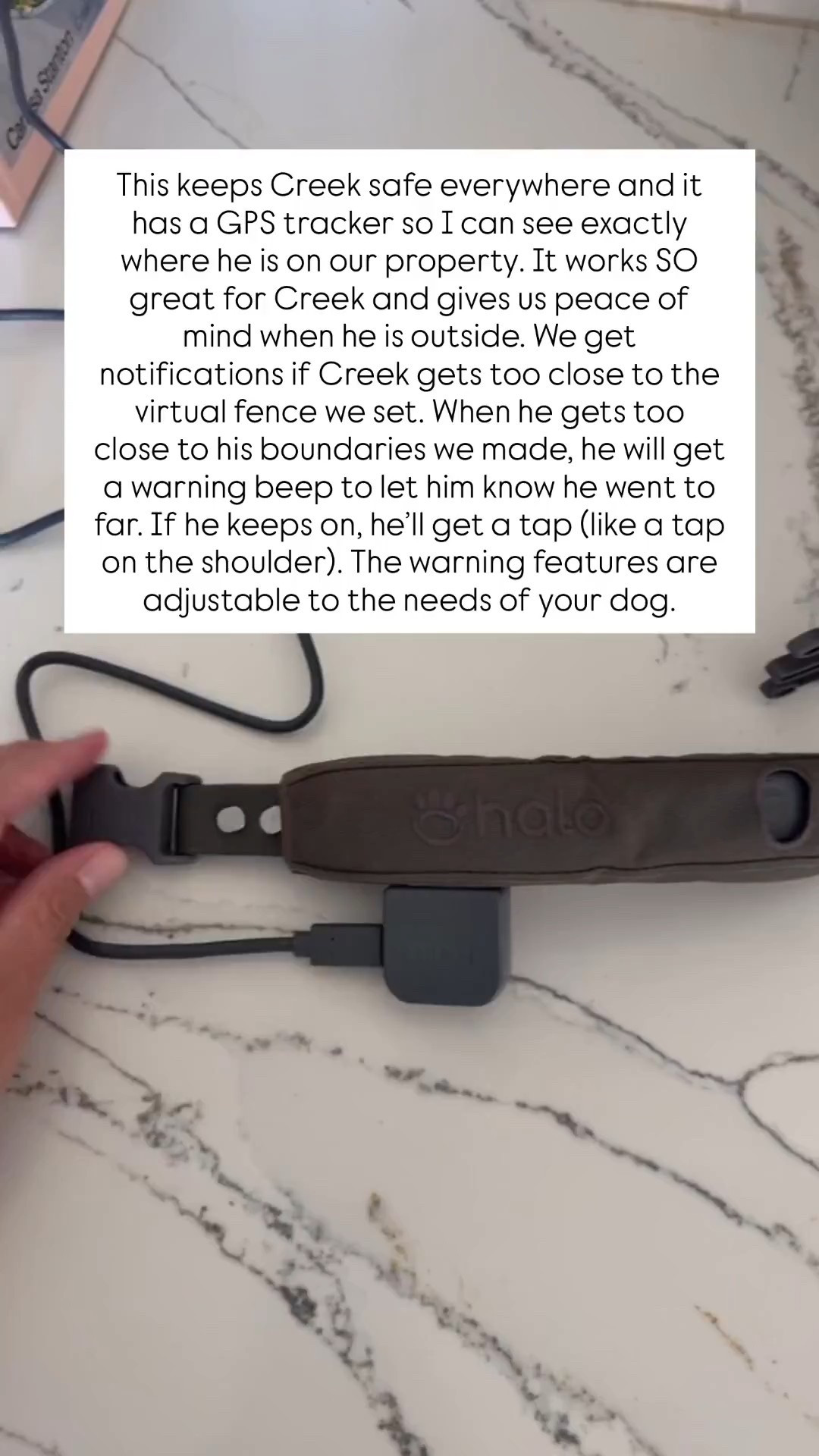 This has been a game changer for our Doberman, Creek. It’s a GPS collar that allows us to make a virtual fence on our property and it works so well! 



#LTKHome #LTKActive
