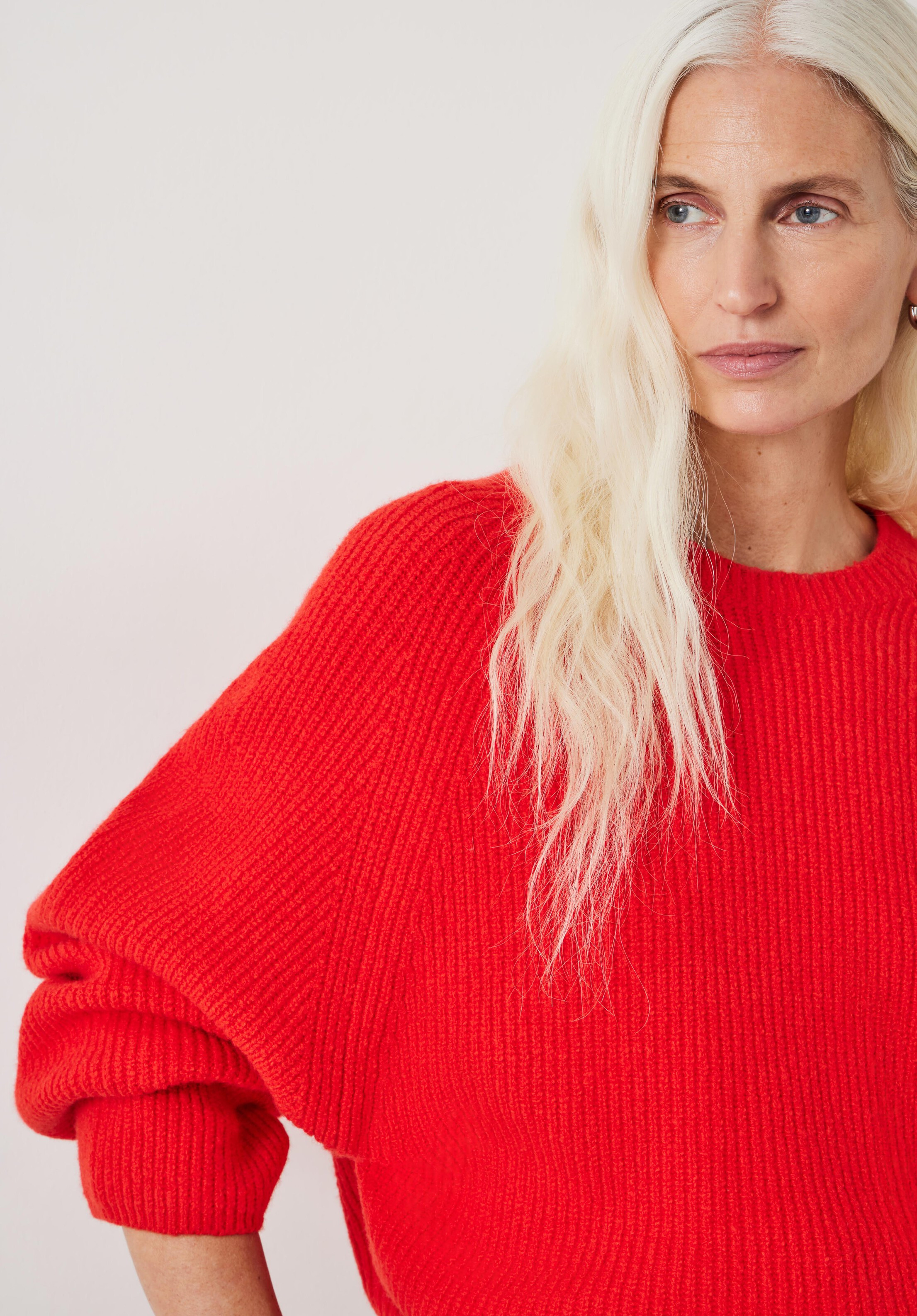 Tamar Ribbed Crew Neck Jumper With Wool | Hush UK
