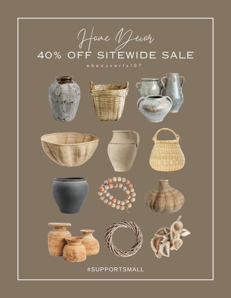 Everything has to go!! Save big on these beautiful high end home decor looks including one of a kind vintage pieces on sale for 40% off! 

#LTKsalealert #LTKhome #LTKfindsunder100