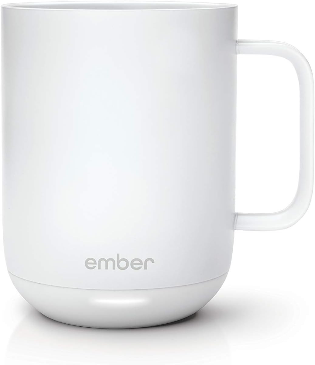 Ember Temperature Control Smart Mug, 10 Ounce, 1-hr Battery Life, White - App Controlled Heated C... | Amazon (US)