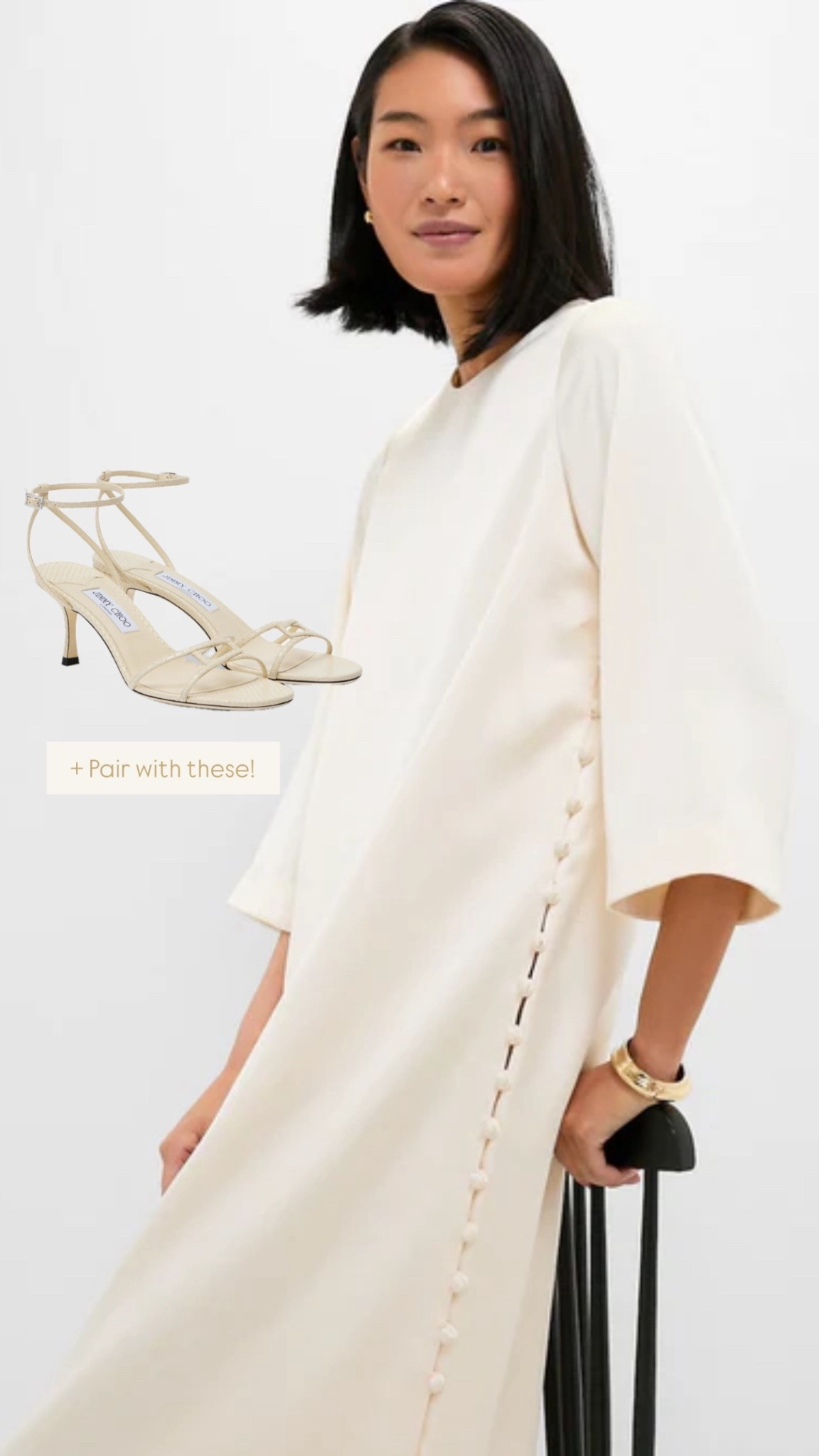 Mandarin-ish style button dress! Elegant and effortless! 

#LTKmomlife #LTKootd