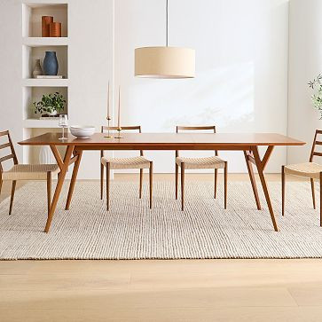 Mid-Century Expandable Dining Table (39"–92") | West Elm | West Elm (US)