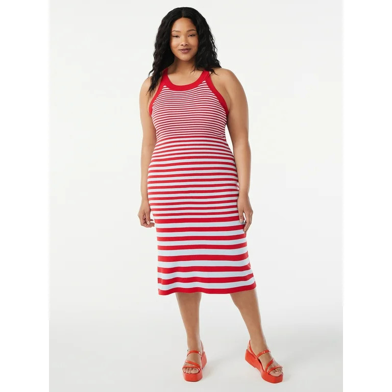 Free Assembly Women's Sleeveless Sweater Dress | Walmart (US)