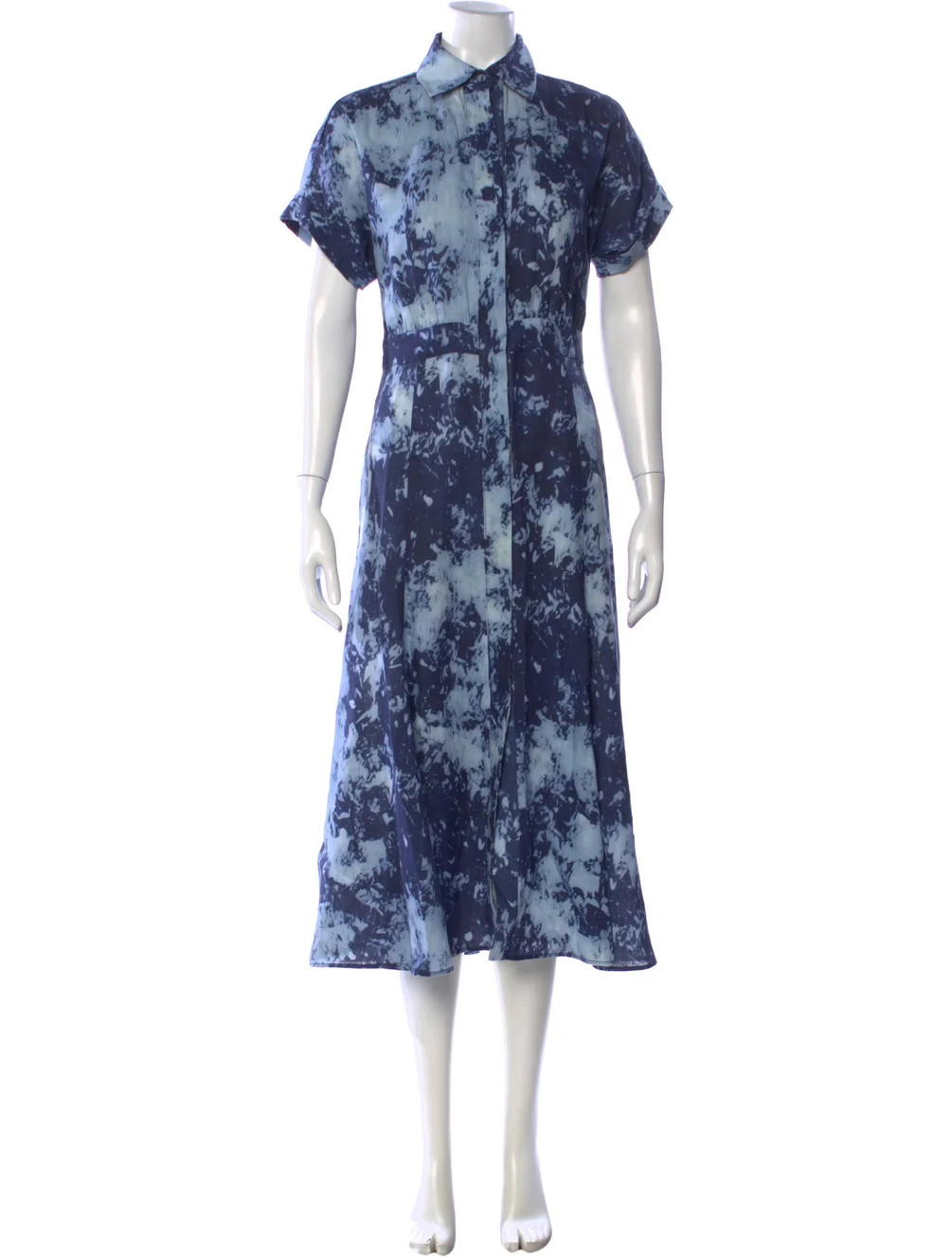 Tie-Dye Print Midi Length Dress | The RealReal