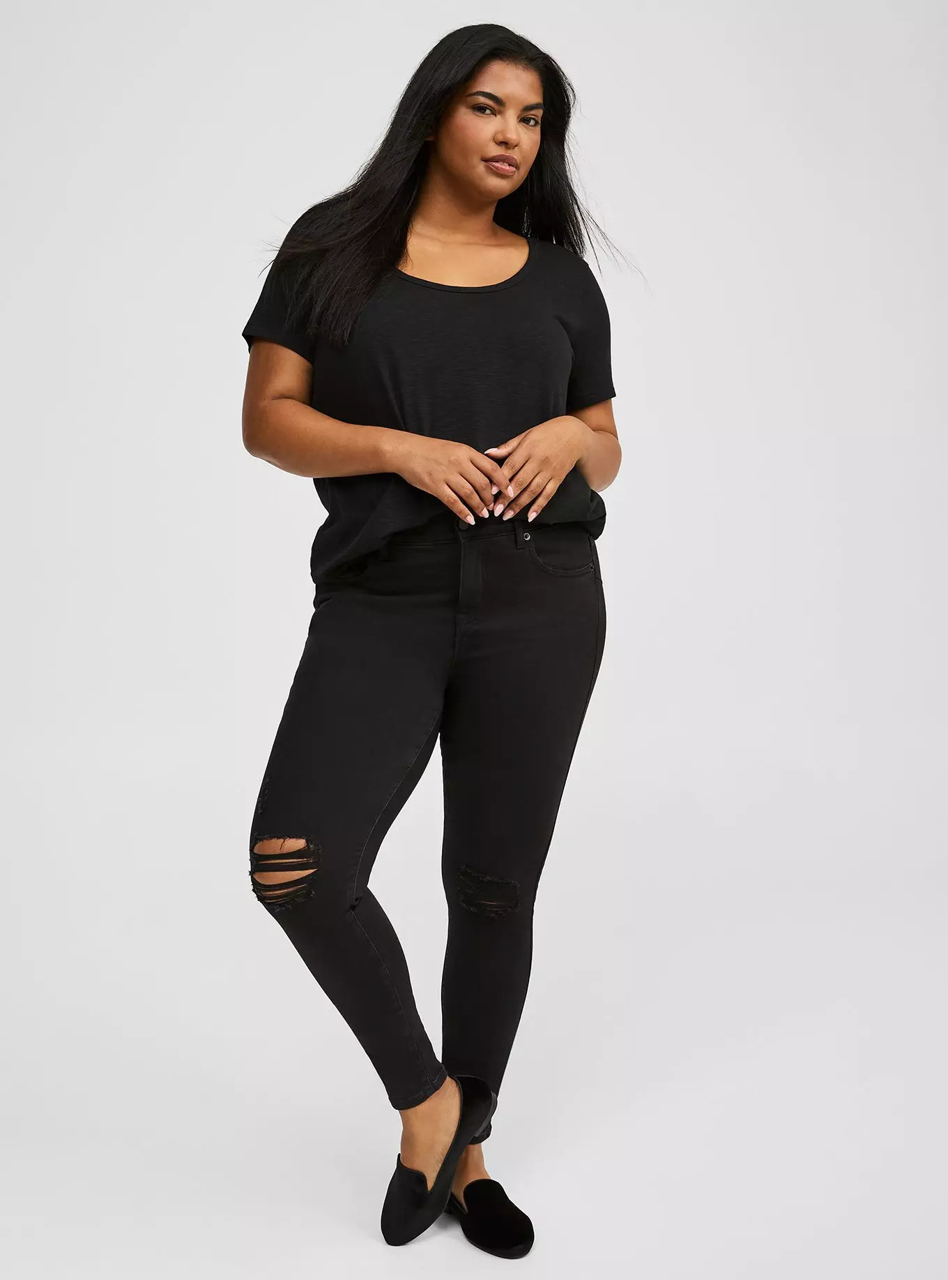 Bombshell Skinny Premium Stretch High-Rise Jean | Torrid (US & Canada)