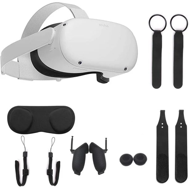 Oculus Quest 2, 256GB White, Advanced All-in-One Virtual Reality VR Gaming Headset, Touch Control... | Walmart (US)