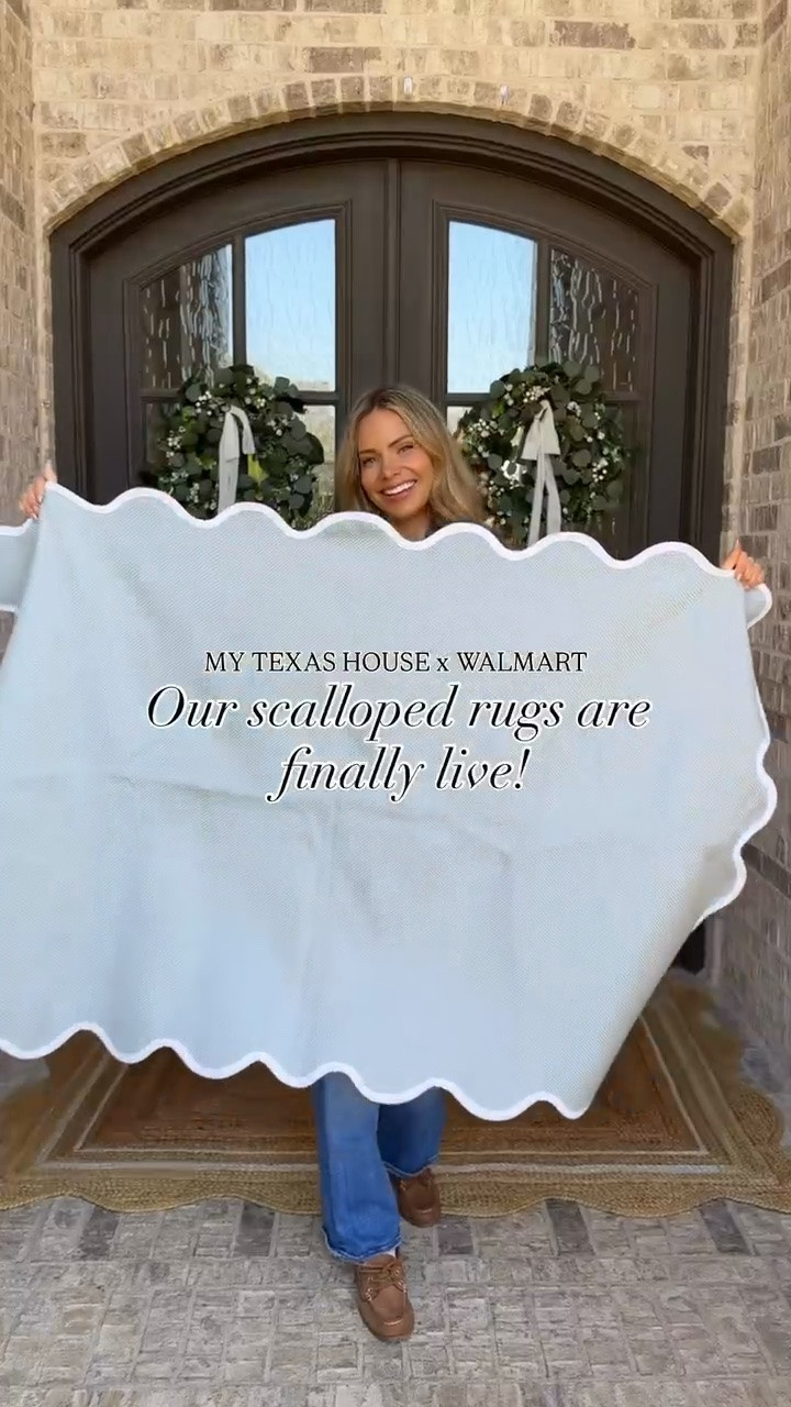Our scalloped rugs are here!! Perfect for layering under your MTH welcome mat 🤗

#LTKSeasonal #LTKHome