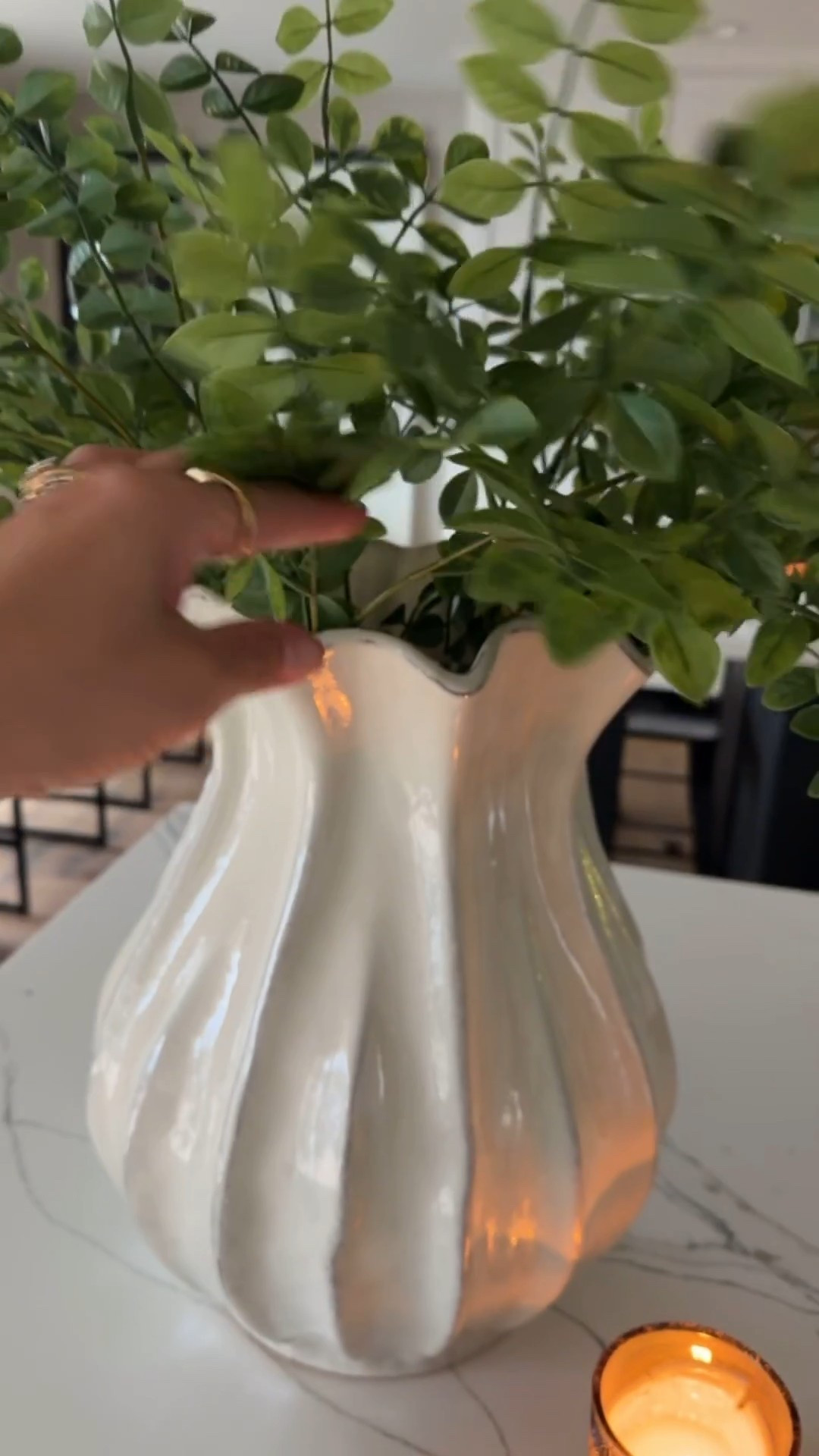 So glad I brought this large vase home with me! I used 3 bundles of stems and they are only $12 a bundle! 


#LTKHome