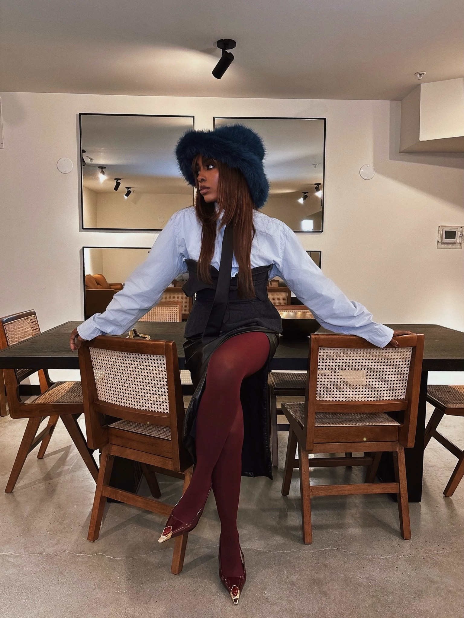 Blue and burgundy dreams!

#LTKStyleTip