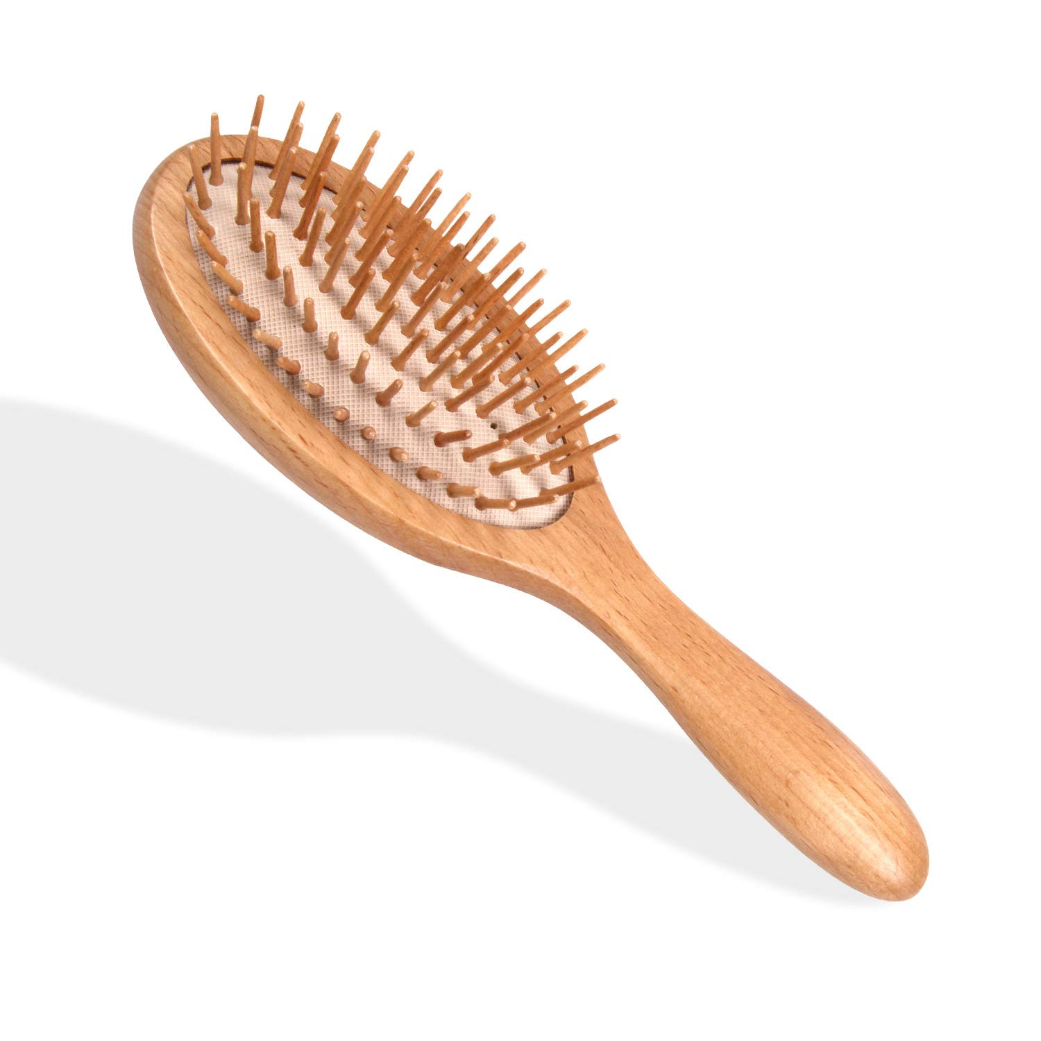 Wooden Bristle Hair Brush - Stimulating Scalp Massage for Hair Growth, Ideal Gift for All Hair Ty... | Amazon (US)