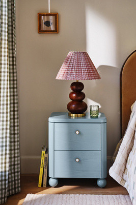 Tasha Lacquer Two-Drawer Nightstand | Anthropologie (US)