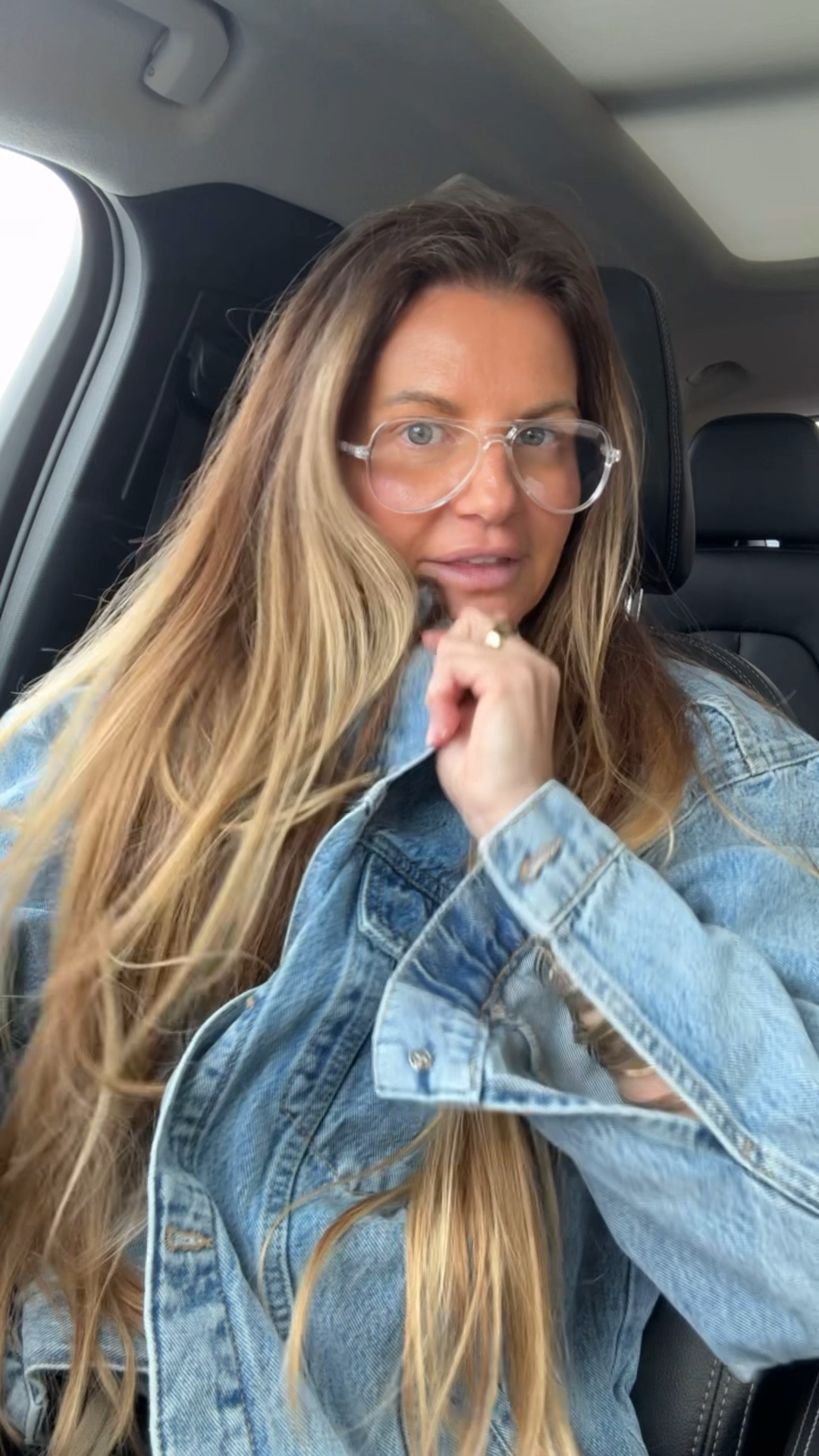 The most comfortable oversized denim jacket! No need to size up. Great longer length  

#LTKStyleTip