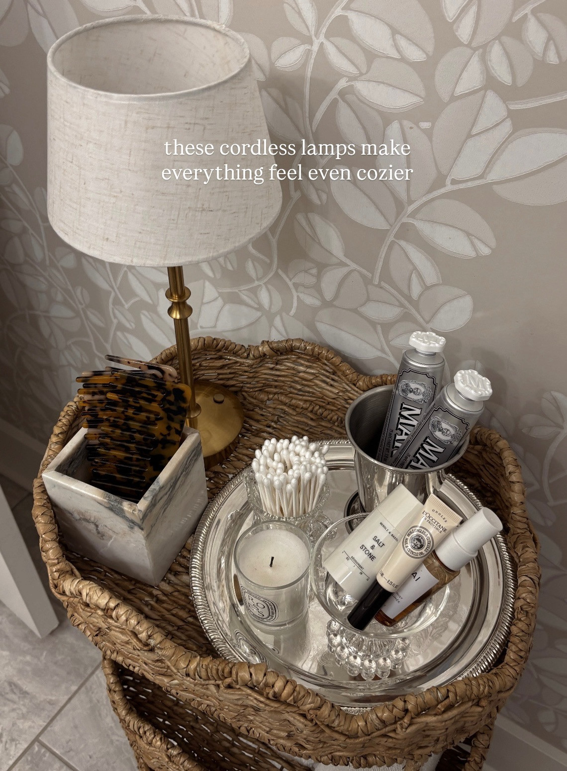 Love this cordless lamp and it's under $30 right now!!🥰





sale alert, good deals, affordable, Home decor, house, guest bathroom, bathroom decor, storage cart, neutral, sidneymarieduke 

 #LTKHome #LTKSaleAlert