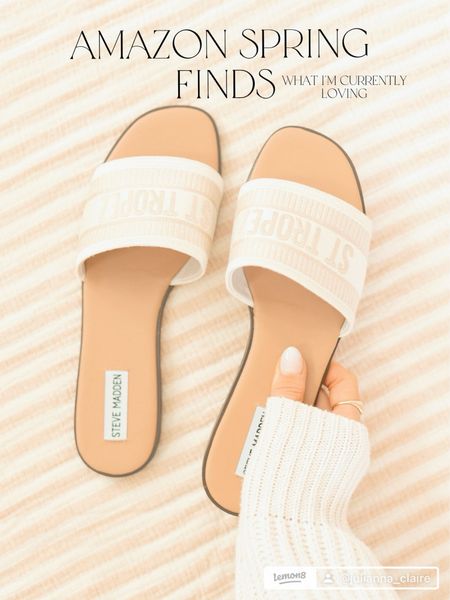 Amazon Sandals For Spring And Summer 🌸

amazon sandals // spring sandals // summer sandals // sandals // amazon fashion finds // amazon finds // amazon shoes // steve madden sandals // steve madden shoes // steve madden slides

#LTKFindsUnder100 #LTKFindsUnder50 #LTKStyleTip