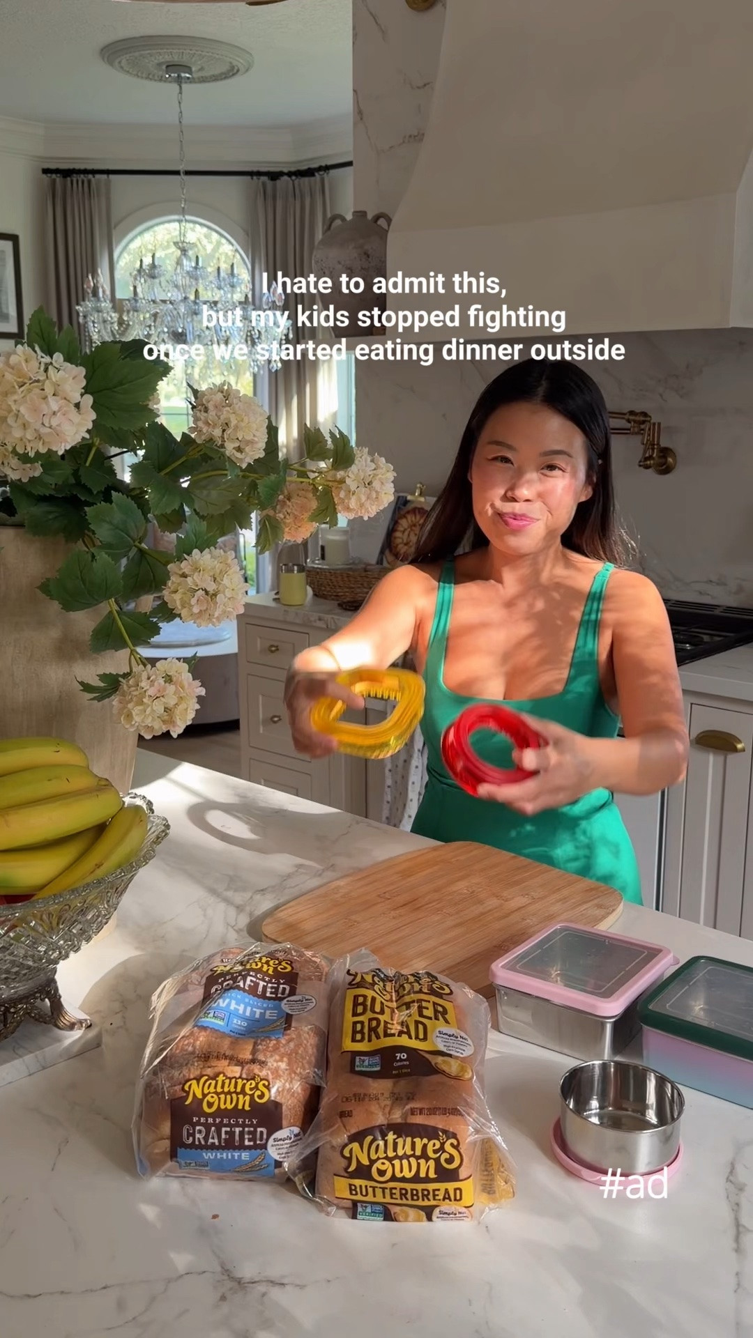 #ad When you have exactly 5 minutes and 30 seconds before you’re out the door for golf, homemade crustless sandwiches it is. 😂⛳️🥪 Cute sandwich cutters + @naturesownbread Butter Bbread = the easiest snack that everyone in my family can agree on. We love when a family favorite gets even better. Nature’s Own Butter Bread has a new recipe with simpler ingredients, while still keeping that soft texture and buttery taste my kids can’t get enough of. It’s one of those staples I always want on hand for school lunches, after-school snacks or those “we have to leave NOW” moments. A few minutes, a cute sandwich cutter and we’re out the door! Add Nature’s Own Butterbread to your next @Target order. #TargetPartner #NaturesOwnPartner #NaturesOwnBread #GetBreaducated