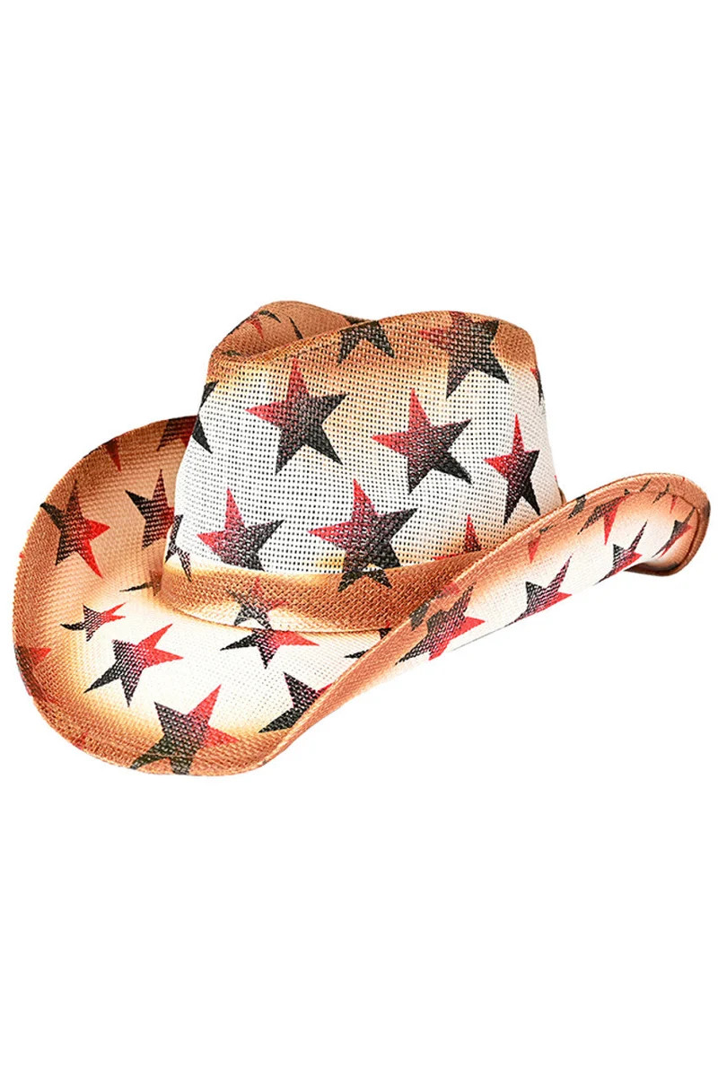 C.C Ombre American Theme Star Pattern Cowboy Hat | Charming Charlie