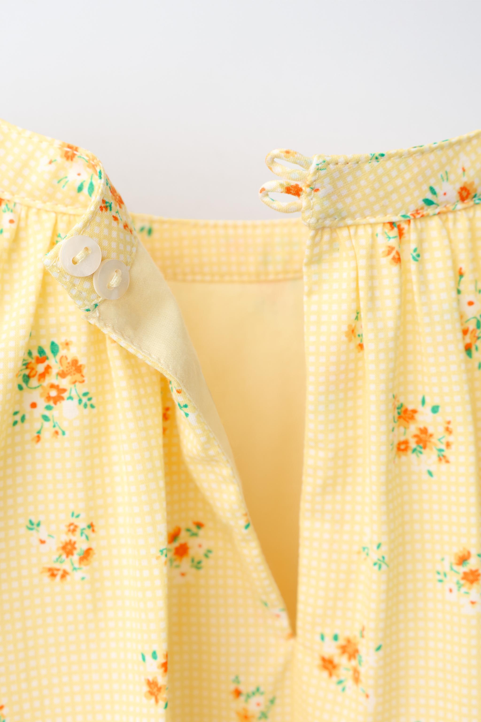 FLORAL PUFFY BLOUSE | Zara US