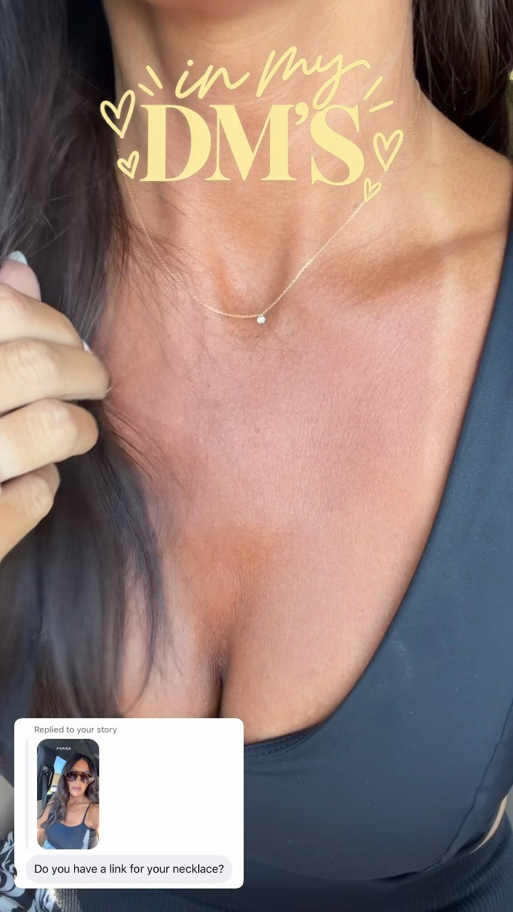 Always asked about my floating diamond necklace! I wear it daily never take it off!