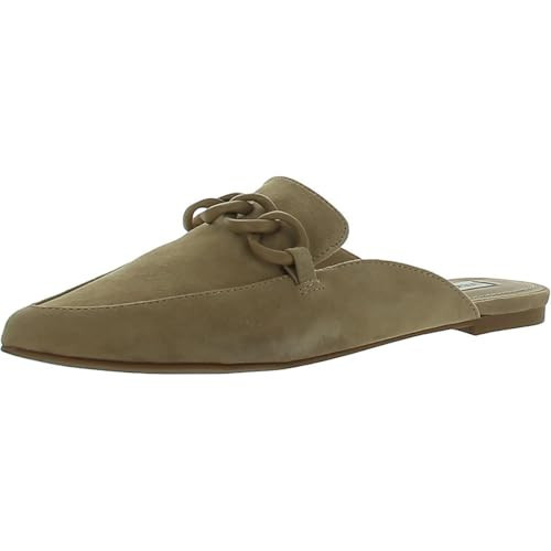 Steve Madden Forte Flat - Flats for Women - Suede Upper - Man Made Lining - Slip On - Pointed Toe - Flat Style Tan/Tan 9.5 M | Amazon (US)