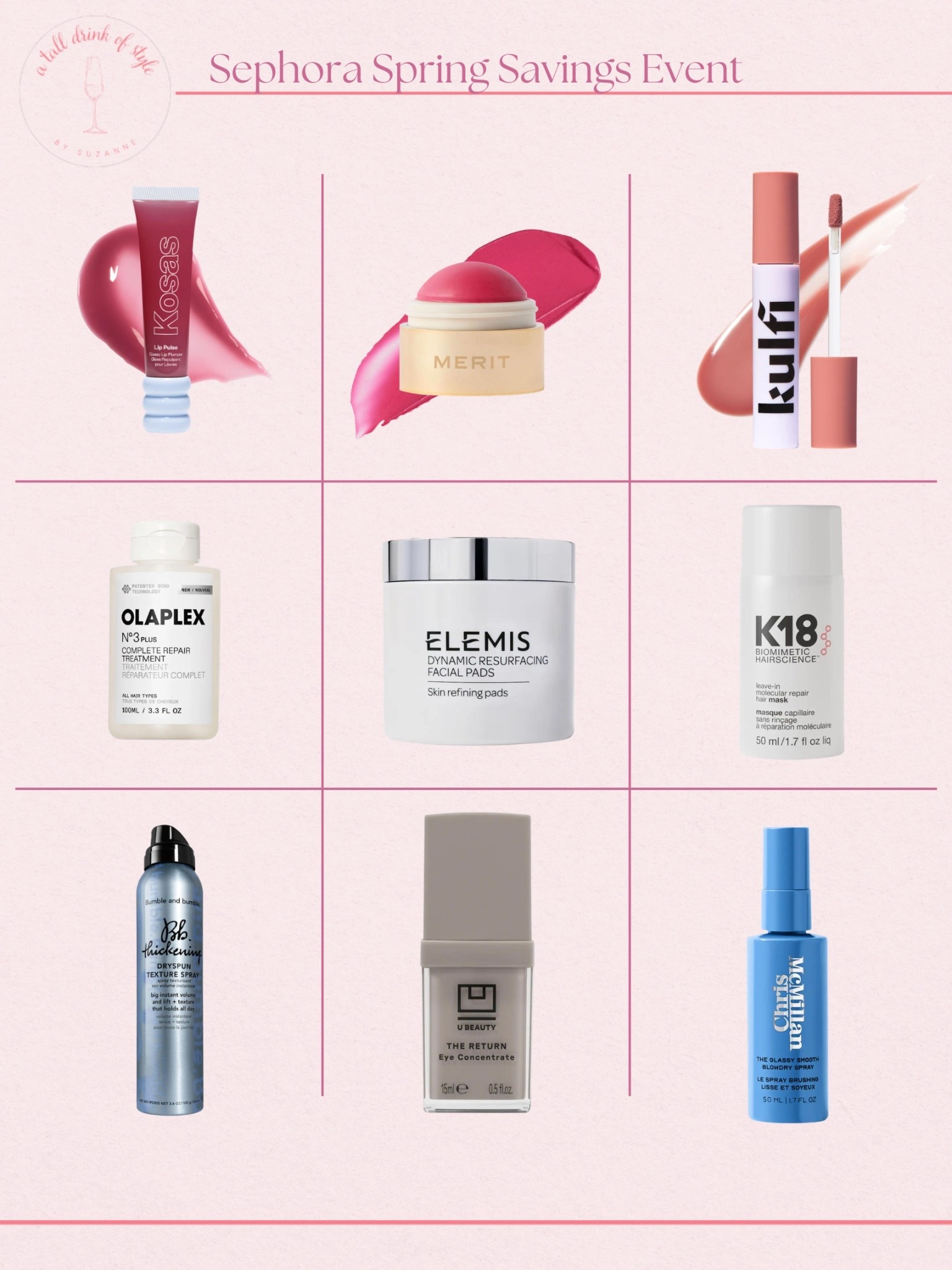 Sephora spring savings event! Perfect time to stock up on all your beauty products! 
Everything from skincare, hair care, makeup and more is on sale now! 

#LTKBeauty #LTKselfcare #LTKOver40