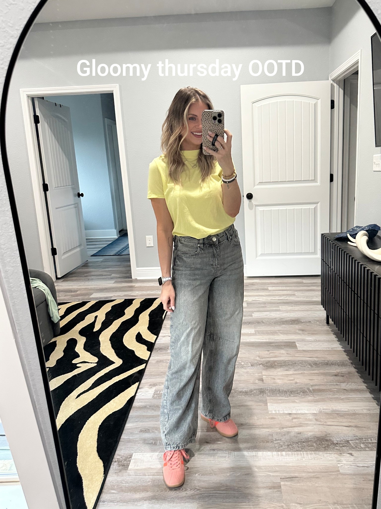 The gloomier the day, the brighter the outfit 😂☀️ small too, 0 jeans (sized down 1), size down 1 size in shoes 

#LTKShoeCrush #LTKStyleTip #LTKFindsUnder50