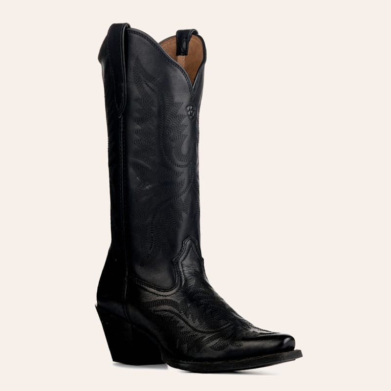 Ariat Women's Round Up Collins Black Snip Toe Cowboy Boots | Cavender's