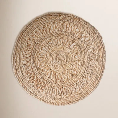 Maluma Handmade Woven Jute Geometric Round Placemat | Wayfair North America