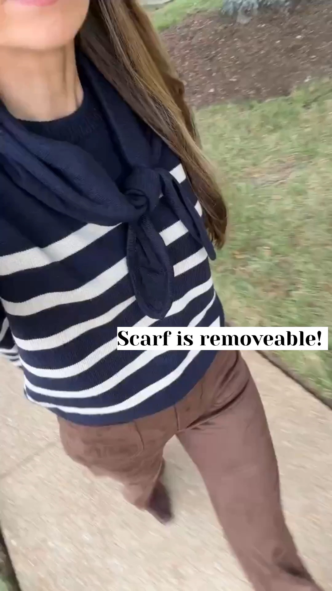 @Walmart sweater comes in a few colors and the scarf is removable!

#LTKgrwm