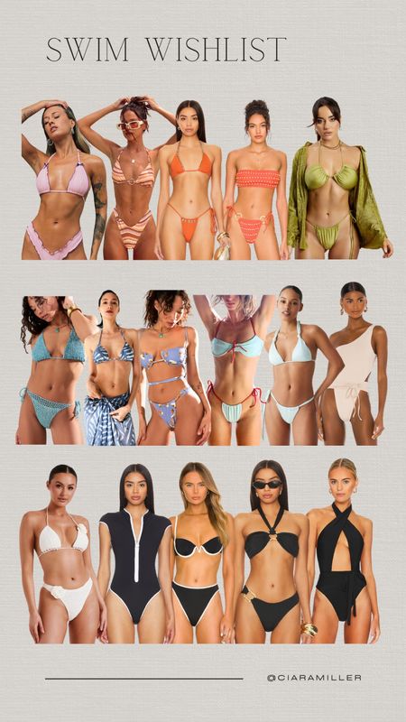 Favorite swimsuits for spring and summer