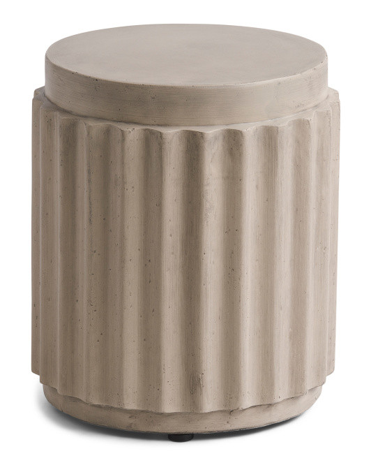 Fluted Side Table | TJ Maxx