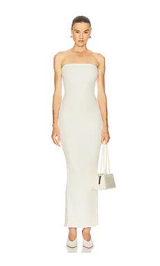 SELMACILEK Strapless Dress in Ecru from Revolve.com | Revolve Clothing (Global)