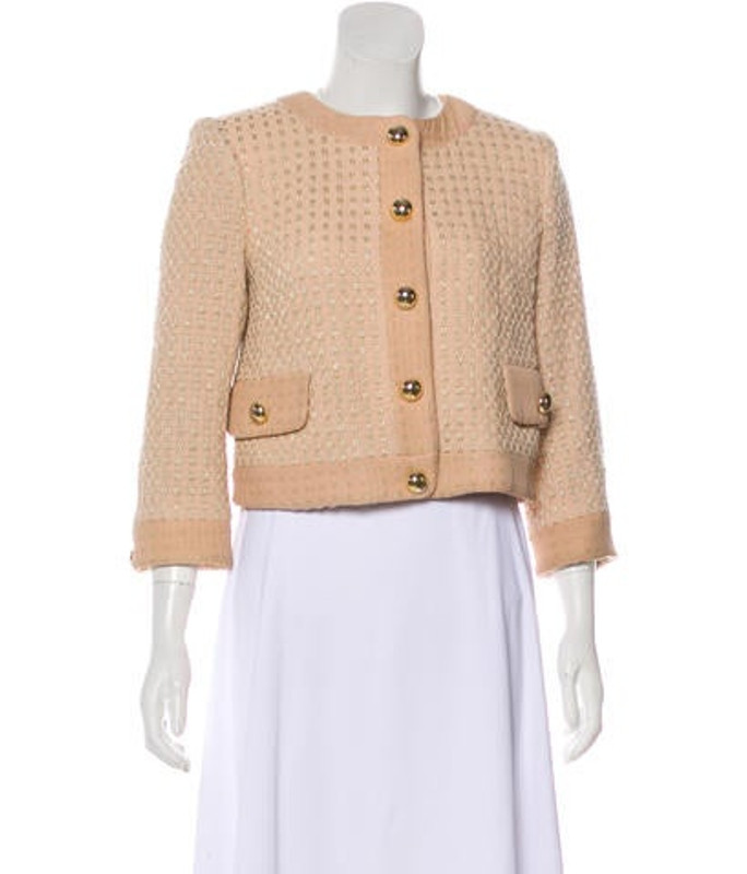 Milly Wool-Blend Tweed Blazer Pink Milly Wool-Blend Tweed Blazer | The RealReal