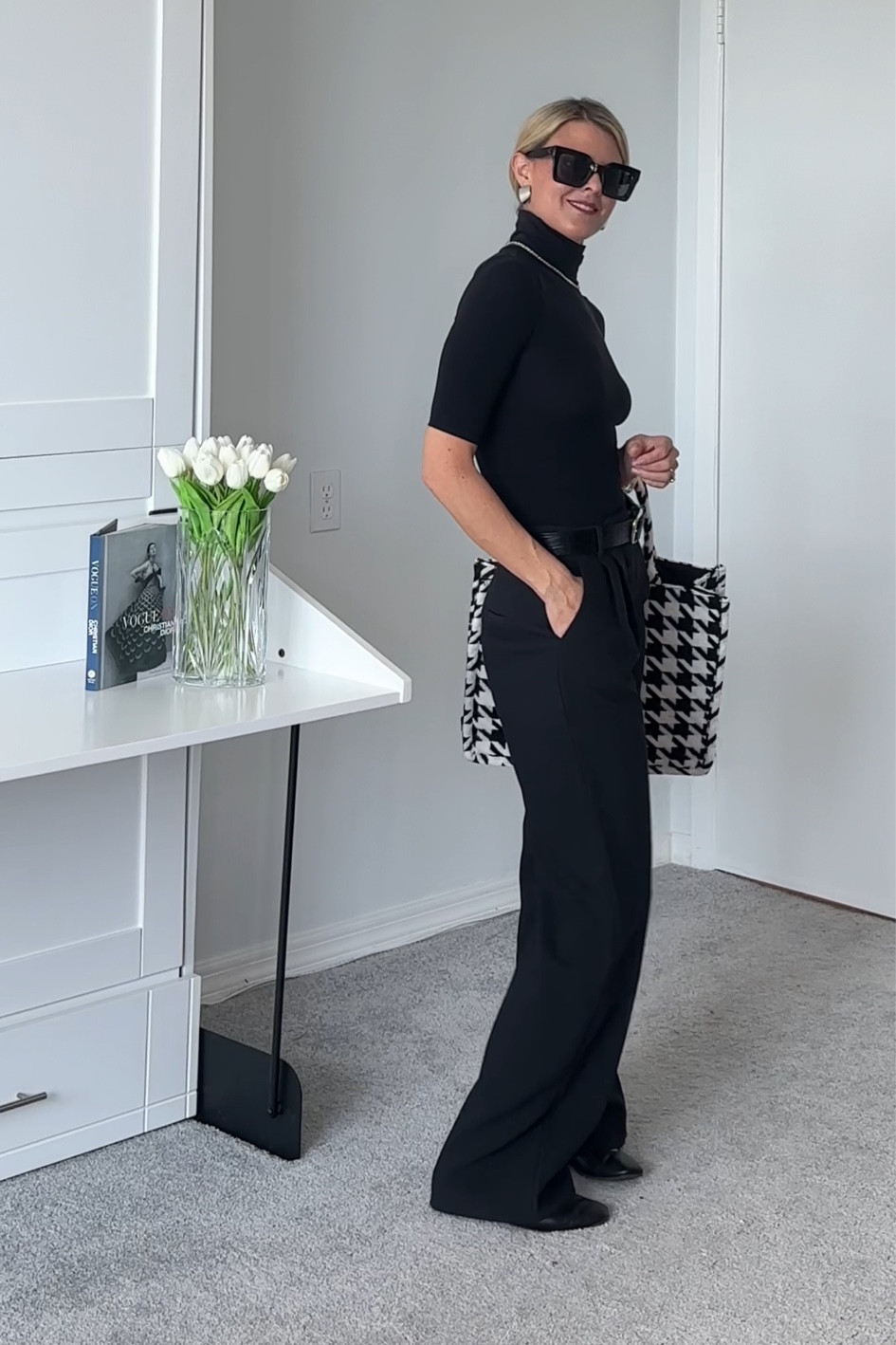 Incorporating a classic pattern, houndstooth.


All true to size 

#LTKSeasonal #LTKworkwear #LTKover40