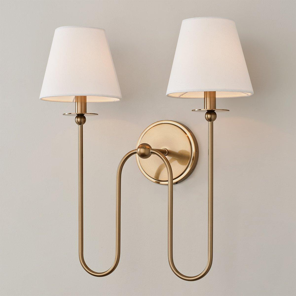Chris Loves Julia Sophia Sconce - 2 Light | Shades of Light