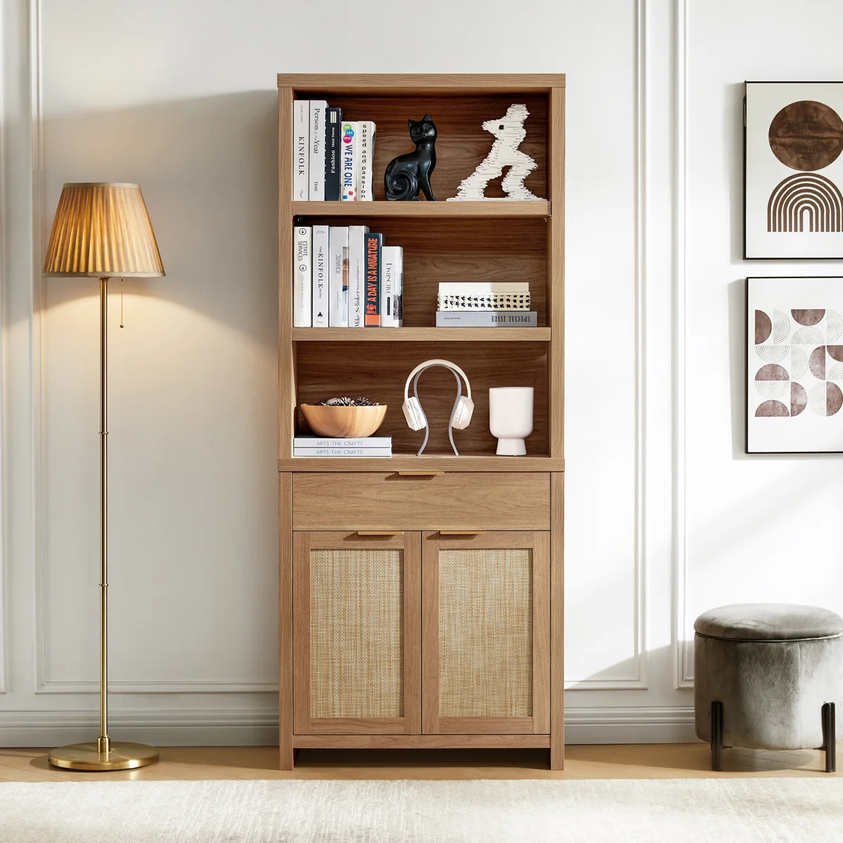 Arianna 73"H Storage Bookcase | Wayfair North America