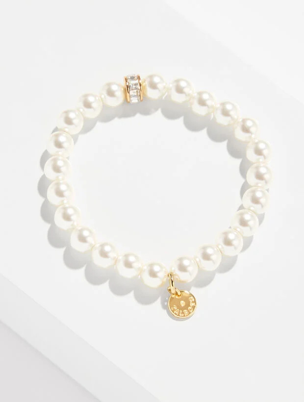 Classic Pearl Stretch Bracelet | Talbots