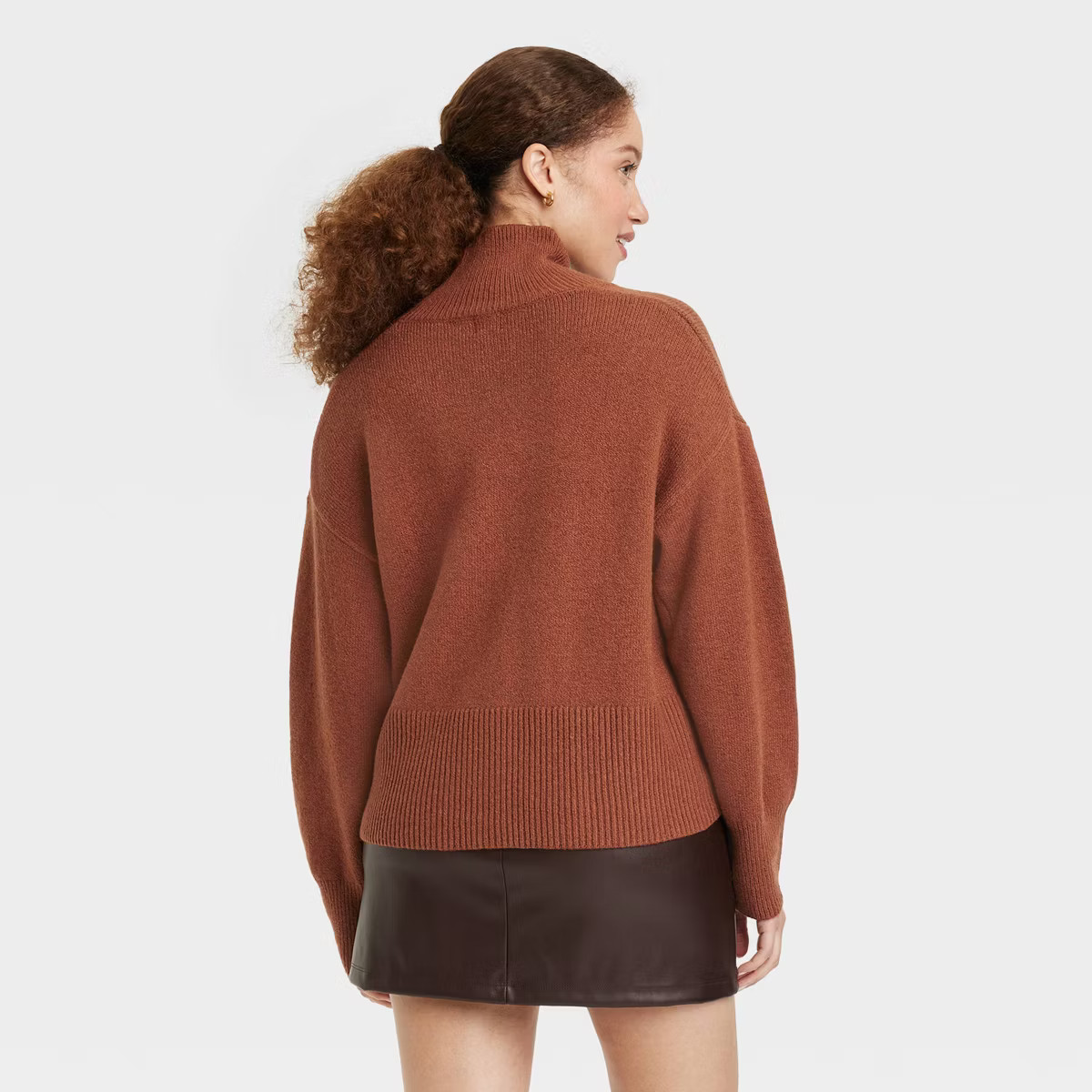 Women's Mock Turtleneck Pullover Sweater - A New Day™ | Target