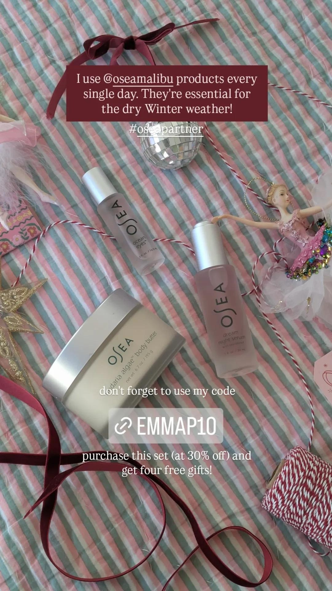 Osea is forever a favorite! Use my code EMMAP10! 

#LTKCyberWeek #LTKSaleAlert #LTKBeauty