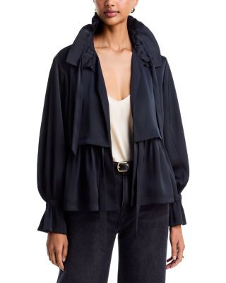 Cinq a Sept Azira Tie Neck Flared Cuff Jacket | Bloomingdale's (US)