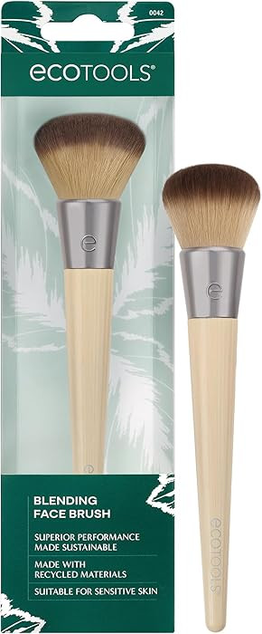 EcoTools Blending Face Makeup Brush, For Liquid & Cream Foundation, Bronzer, & Blush, Multipurpos... | Amazon (US)