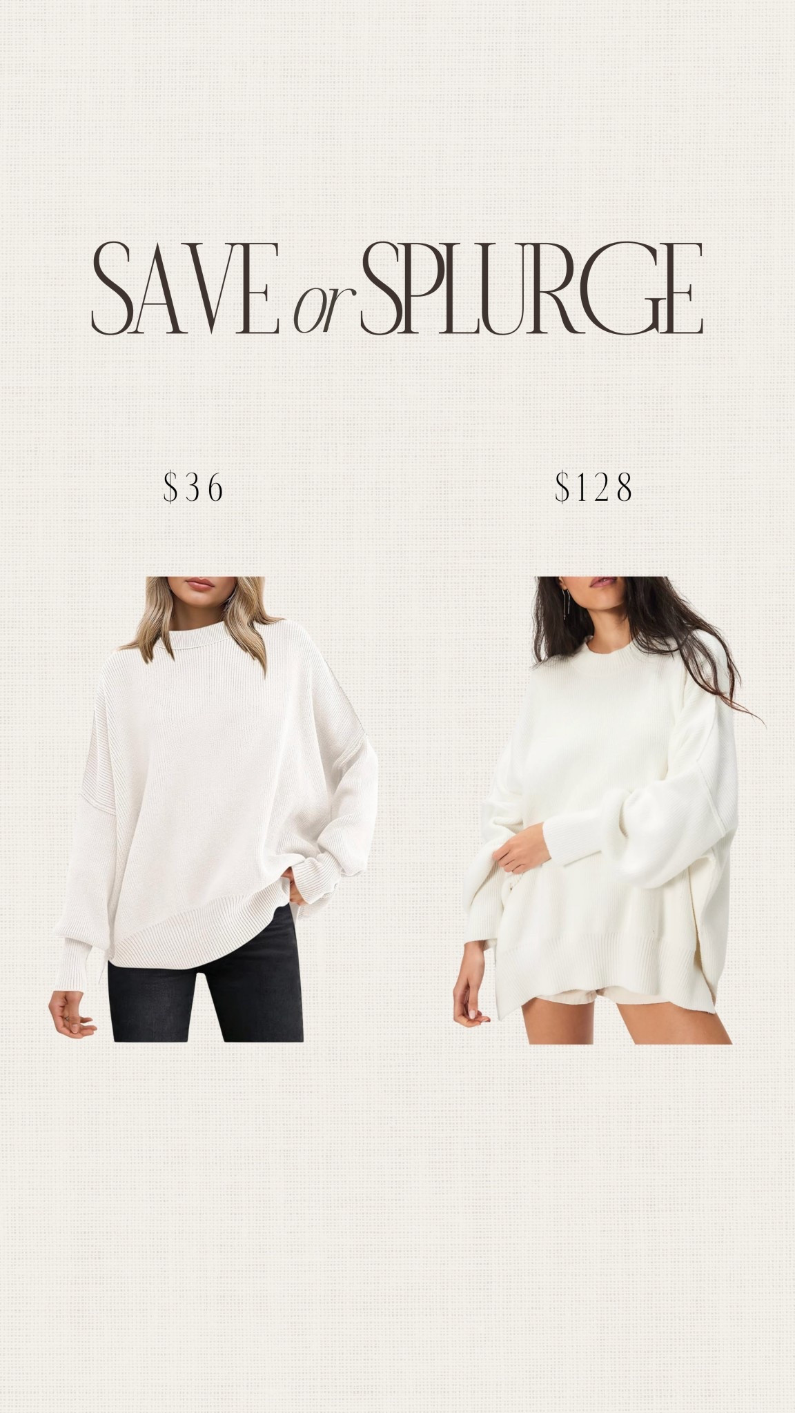 Save or splurge! 👏🏼 The splurge version is on of my most repurchased items this past year. The quality is so good and it comes in many colors. #stylinbyaylin #aylin #amazonfinds

#LTKFindsUnder50 #LTKootd #LTKOver40